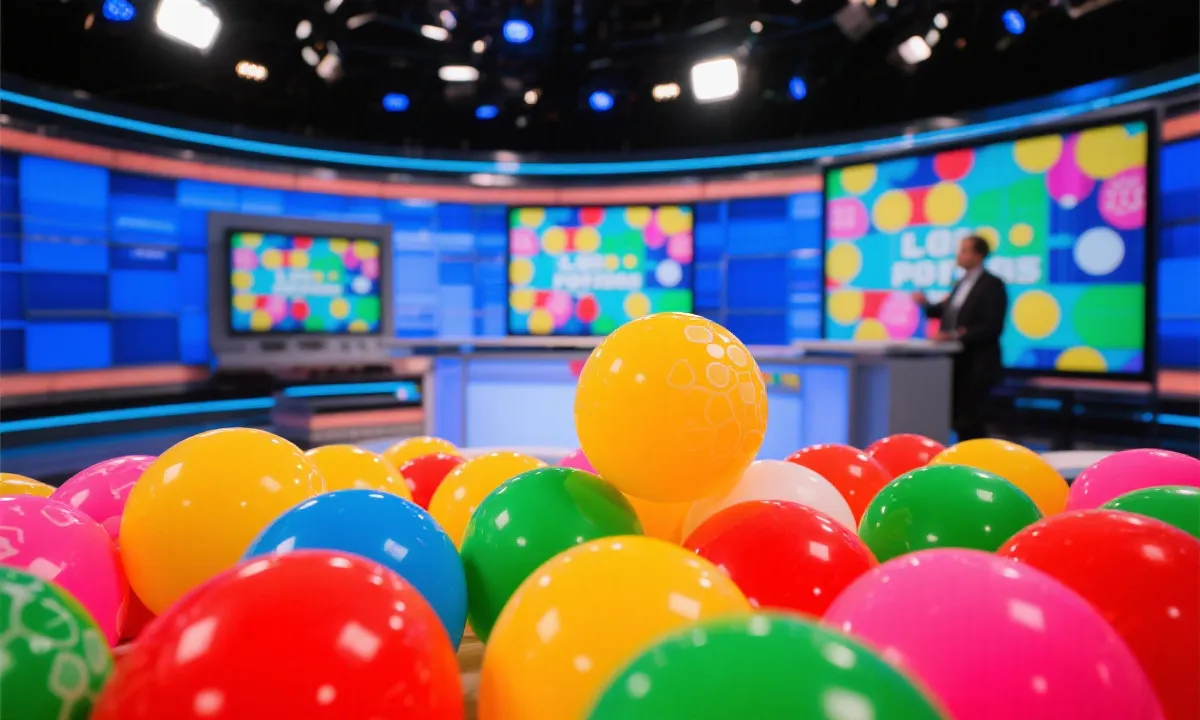 开奖直播现场示意图